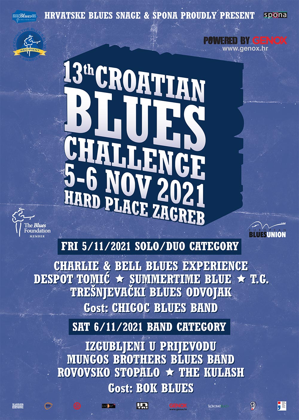13 CBC 2021. - Hrvatske blues snage